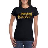 Bellatio Decorations - Vrijgezellenfeest T-shirt - Zwart - Katoen - Gouden Glitter