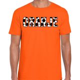 Bellatio Decorations - T-shirt - Oranje - 100% Katoen