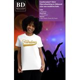 Bellatio Decorations - Foute Party T-shirt - Wit - Glitter - Fabulous
