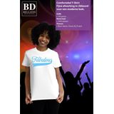 Bellatio Decorations - Foute Party T-shirt - Wit - Glitter - Dames