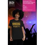 Bellatio Decorations - Verkleed T-shirt - Zwart - Nineties Party