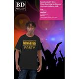 Bellatio Decorations - T-shirt - Zwart - Katoen - Glitter Opdruk Goud