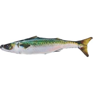 Dogi Honden speelgoed - vis - 29 cm - groen - honden speelgoed