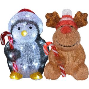 Kerstfiguren Acryl, LED binnen en buiten Kerstfiguren Acryl, LED binnen en buiten