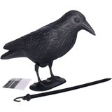 Bellatio design Duivenverjager - Kraai - 35,5 cm - vogelverschrikker