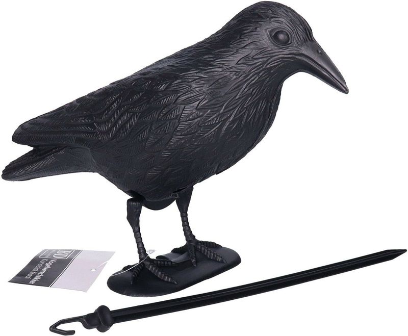 Bellatio design Duivenverjager - Kraai - 35,5 cm - vogelverschrikker