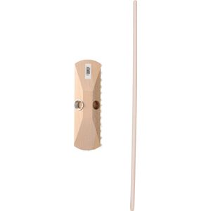 Buemag - Schrobborstel - Lichtbruin - Hout - 23 cm