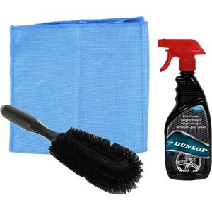 All Ride - Velgen Reinigingsset - Inclusief Borstel - Spray - Microvezeldoek - 500 ml