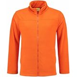 Fleece vest met rits Norway - oranje - voor volwassenen/heren - winter trui
