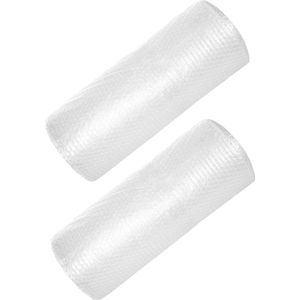 CM Noppenfolie/bubbeltjesfolie op rol - 2x - 2000 x 50 cm - Bubbelfolie/bubbeltjesplastic - inpakken - verhuizen