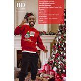 Bellatio - Foute Kersttrui - Rood - Kalkoen