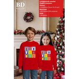 Bellatio - Kersttrui - Pop Art - Rood - Kerst Rendier