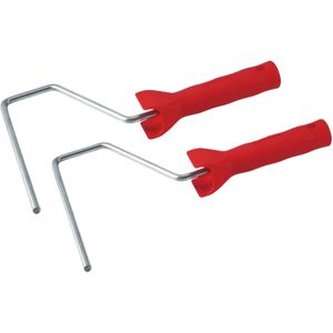 Sorex - Verfroller Beugel - Rood - Kunststof en Metaal - Geschikt voor Latex