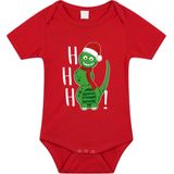 Bellatio Decorations - Rompertje - Rood - Sneeuwpop Dino - Hohoho - Kerst Cadeau