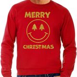 Bellatio Decorations - Foute Kersttrui - Rood - Katoen/Polyester