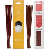 Atmosphera - Wierookstokjes - Set van 2 Geuren - Vanille en Patchoeli - 25 cm