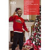 Bellatio - Foute Kersttrui - Rood - Heren - Hilarisch
