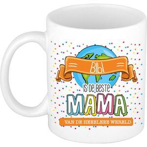 Bellatio Decorations Naam mok Bibi - Moederdag - cadeau beker