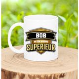 Bellatio Decorations Naam mok Bob - superieur - 30cl - kado beker