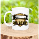 Bellatio Decorations Naam mok Jordan - superieur - 30cl - kado beker