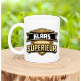 Bellatio Decorations Naam mok Klaas - superieur - 30cl - kado beker
