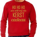 Bellatio Decorations - Foute Kersttrui - Rood - Katoen/Polyester