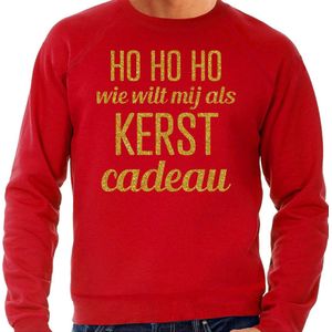 Bellatio Decorations - Foute Kersttrui - Rood - Katoen/Polyester