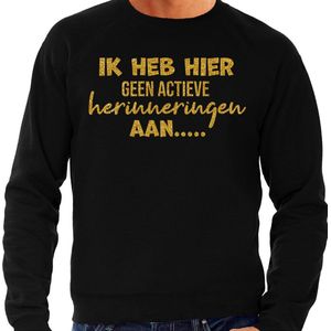 Bellatio Decorations - Wintersport Sweater - Zwart - Katoen/Polyester