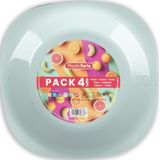 Borden - Set van 6 - Wit - Porselein