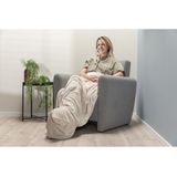 Woondeken - Wit - Fleece - Zakvorm