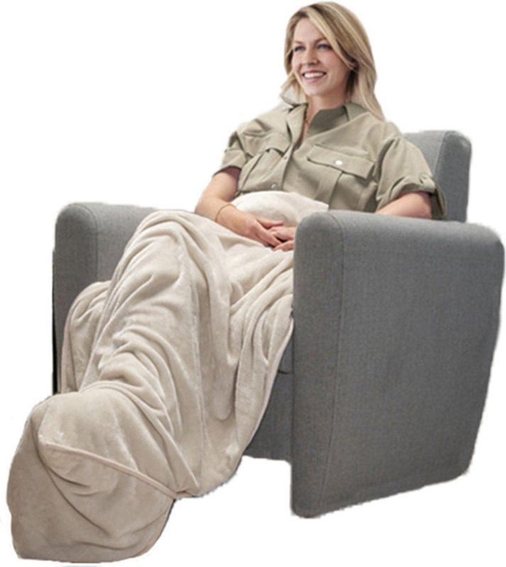 Woondeken - Wit - Fleece - Zakvorm