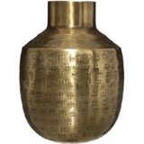 Atmosphera - Emperor - Bloemenvaas - Goud - Metaal - D10 x H15 cm