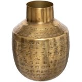 Atmosphera - Emperor - Bloemenvaas - Goud - Metaal - D10 x H15 cm