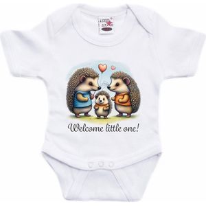 Bellatio Decorations - Baby Rompertje - Wit - 100% Katoen