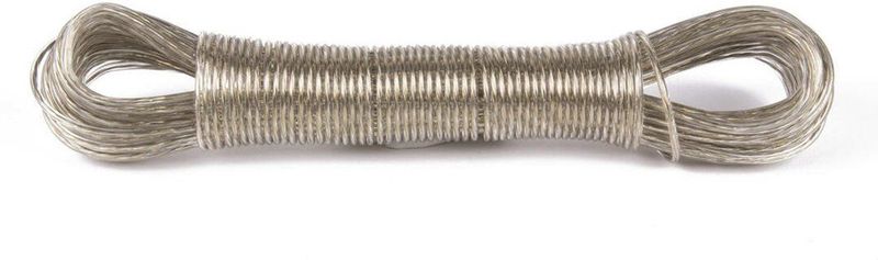 Benson - Waslijn - 20 Meter - Sterke Staalkern - Geplastificeerd