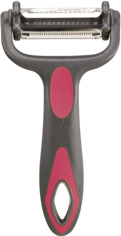 Cook Concept - Dunschiller Profi - Grijs/Roze - Kunststof - 15 cm