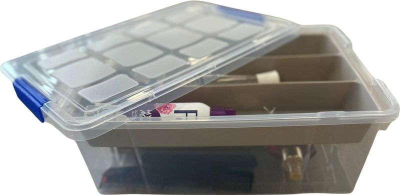 Opbergbox - Bruin - Kunststof - Inhoud 9L