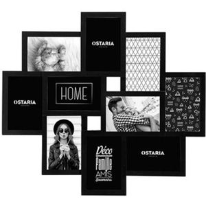 Fotolijst - Zwart - Hout - Geschikt Voor 10x15 cm Foto