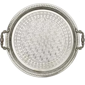 Home-Deco-Factory-Rabat-Dienblad-Zilver-Rond-D42cm-Kaarsen-onderbord-serveerschaal.webp