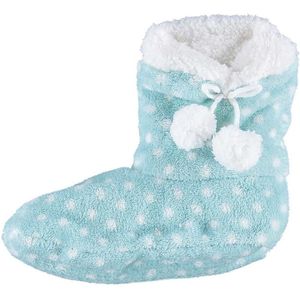 Apollo - Hoge Sloffen - Blauw - Stippenprint - Voor Kinderen