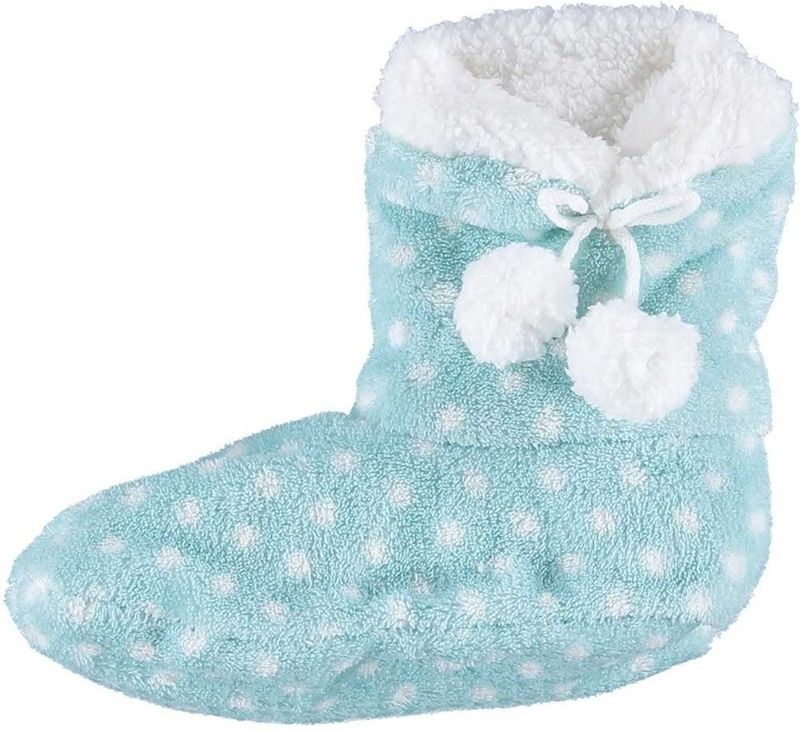 Apollo - Hoge Sloffen - Blauw - Stippenprint - Voor Kinderen