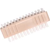 Nagelborstel - Beige - Dubbelzijdig - Persoonlijke Verzorging - Kunststof - 8 cm