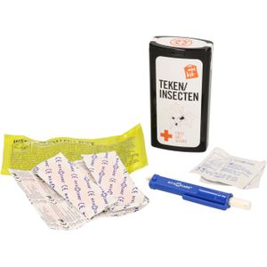 Tekentangen - Zwart - Teken Verwijder Minikit/Set - Inclusief Insectwerend Doekje en Reinigingsdoekjes