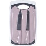 Excellent Houseware - Keuken Messenset - Roze - Kookaccessoires - Snijplanken Set - Kunststof