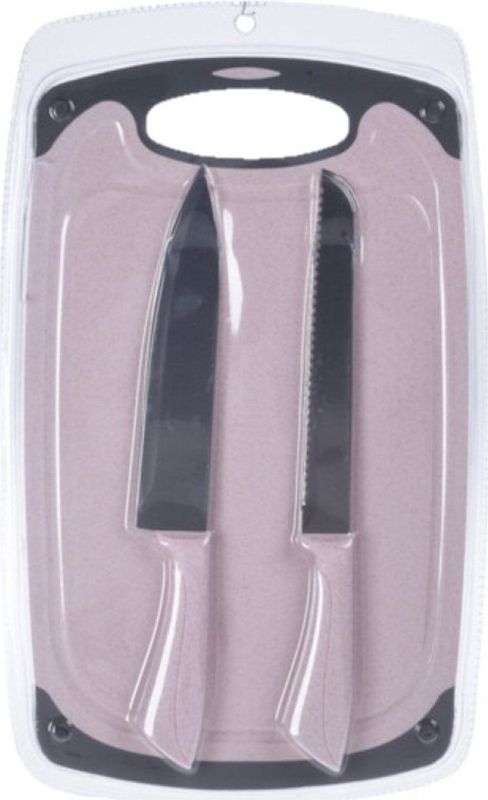 Excellent Houseware - Keuken Messenset - Roze - Kookaccessoires - Snijplanken Set - Kunststof