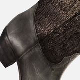 Lazamani Cowboylaarzen grijs Leer - Dames