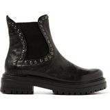Lazamani - Odile Dames Chelsea Boots Leer Black
