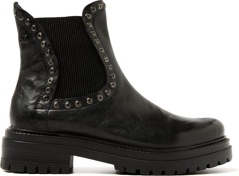 Lazamani - Odile Dames Chelsea Boots Leer Black