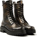 Lazamani - Alize Dames Veterboots Leer Gold