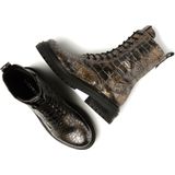 Lazamani - Alize Dames Veterboots Leer Gold